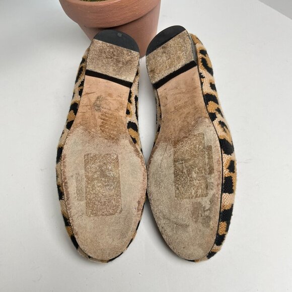 Kate Spade Shoes Needlepoint  Leopard Print Leather Size 6.5 - Picture 7 of 14